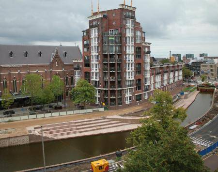 Image of the built GreenQuays from above