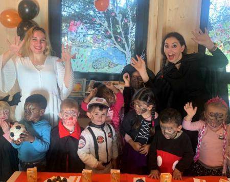 Halloween party at home and care