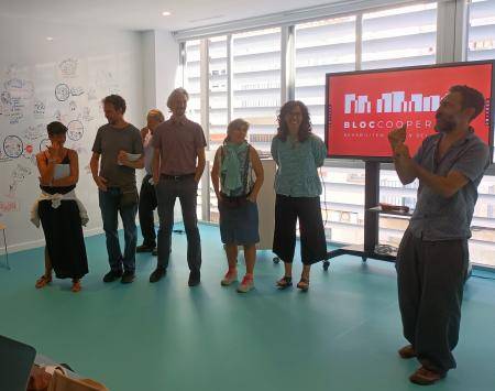 People participating in a workshop 