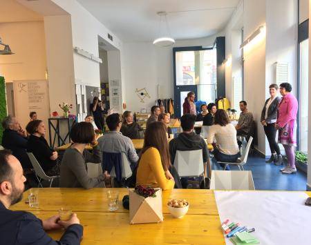 Local cultural mapping workshop in KÉK. Photo by Levente Polyak 