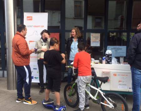 Gent knapt op in action