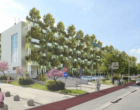 Estra headquarter building. Image by Stefano Boeri Architetti