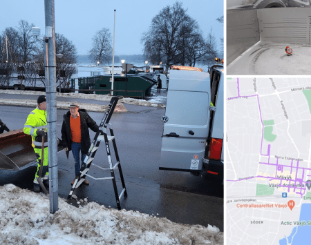 Several municipalities are adopting the solution for snow clearance developed in Växjö during the Diaccess project. 