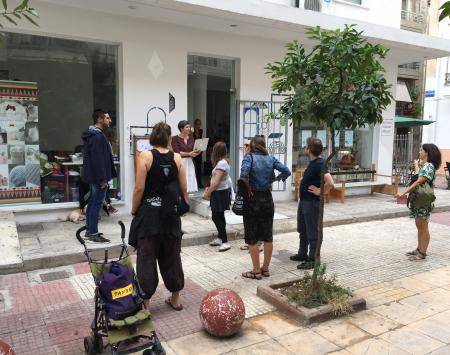 Visit to the Victoria Square Project. Photo by Levente Polyak