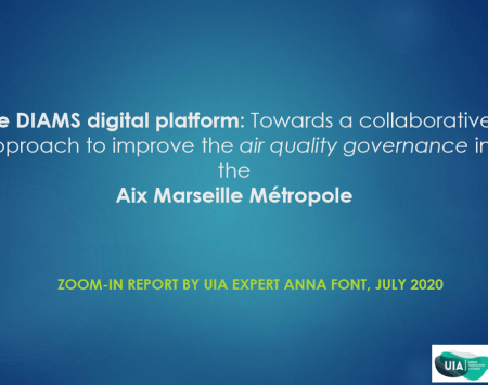 The DIAMS digital platform: Towards a collaborative approach to improve the air quality governance- Zoom-in