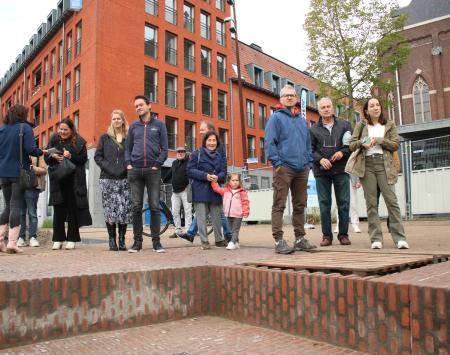people watching the opening ceremony