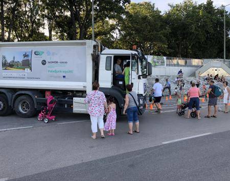 Summer SASMob festival on the river bank in Szeged, 2020